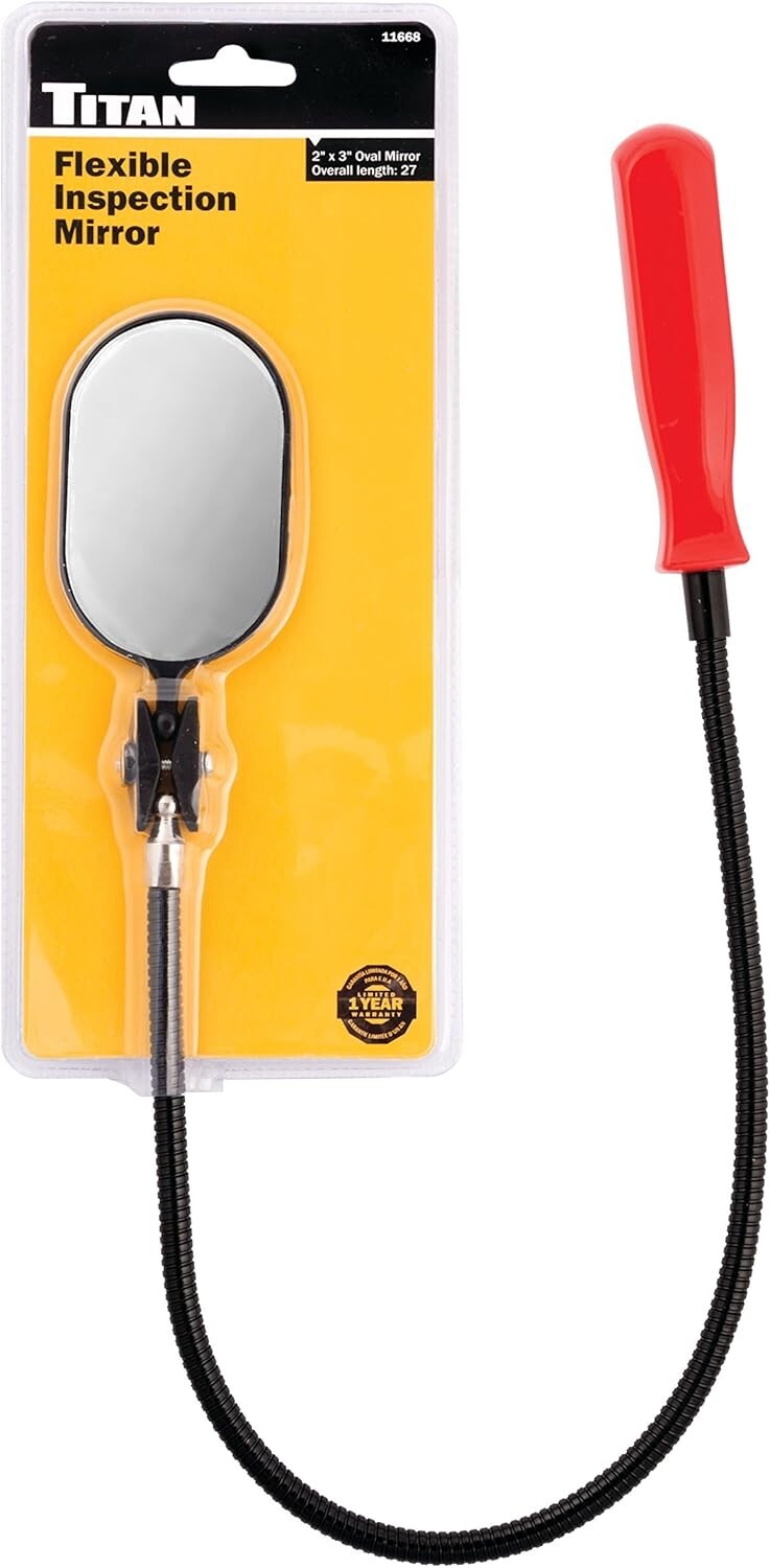 Titan 11668 27″ Flexible Inspection Mirror