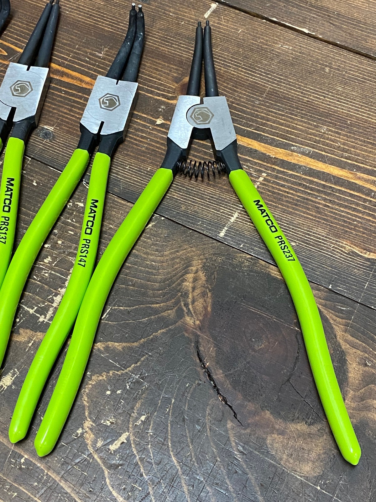 Matco Tools 4pc Snap Ring Plier Set .090″ | Used/Great | SPRS49 | 13″ Long | 90°