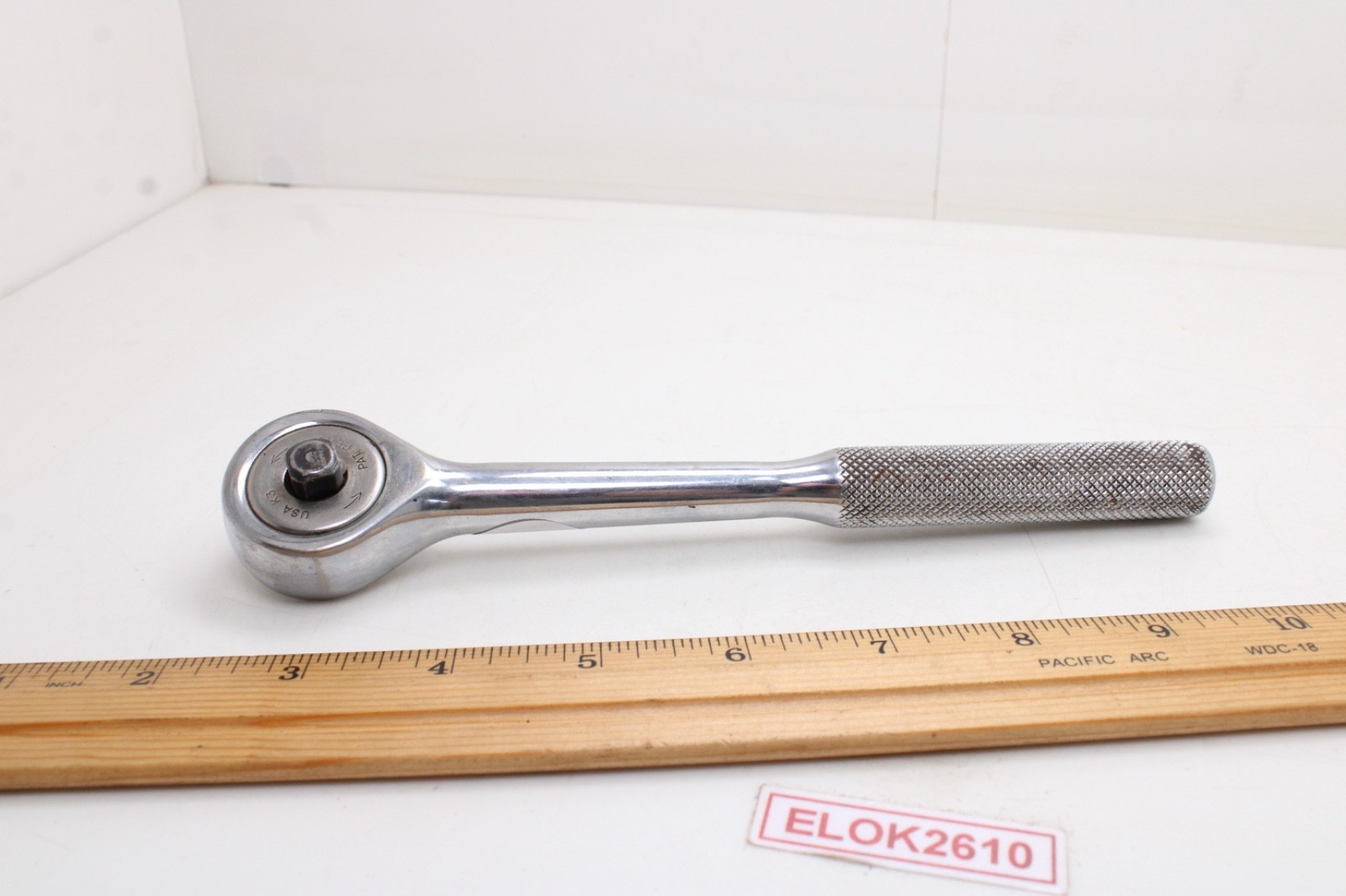 Radian K3 3/8” Drive 8″ Long Silent Gearless Knurled Handle Ratchet USA