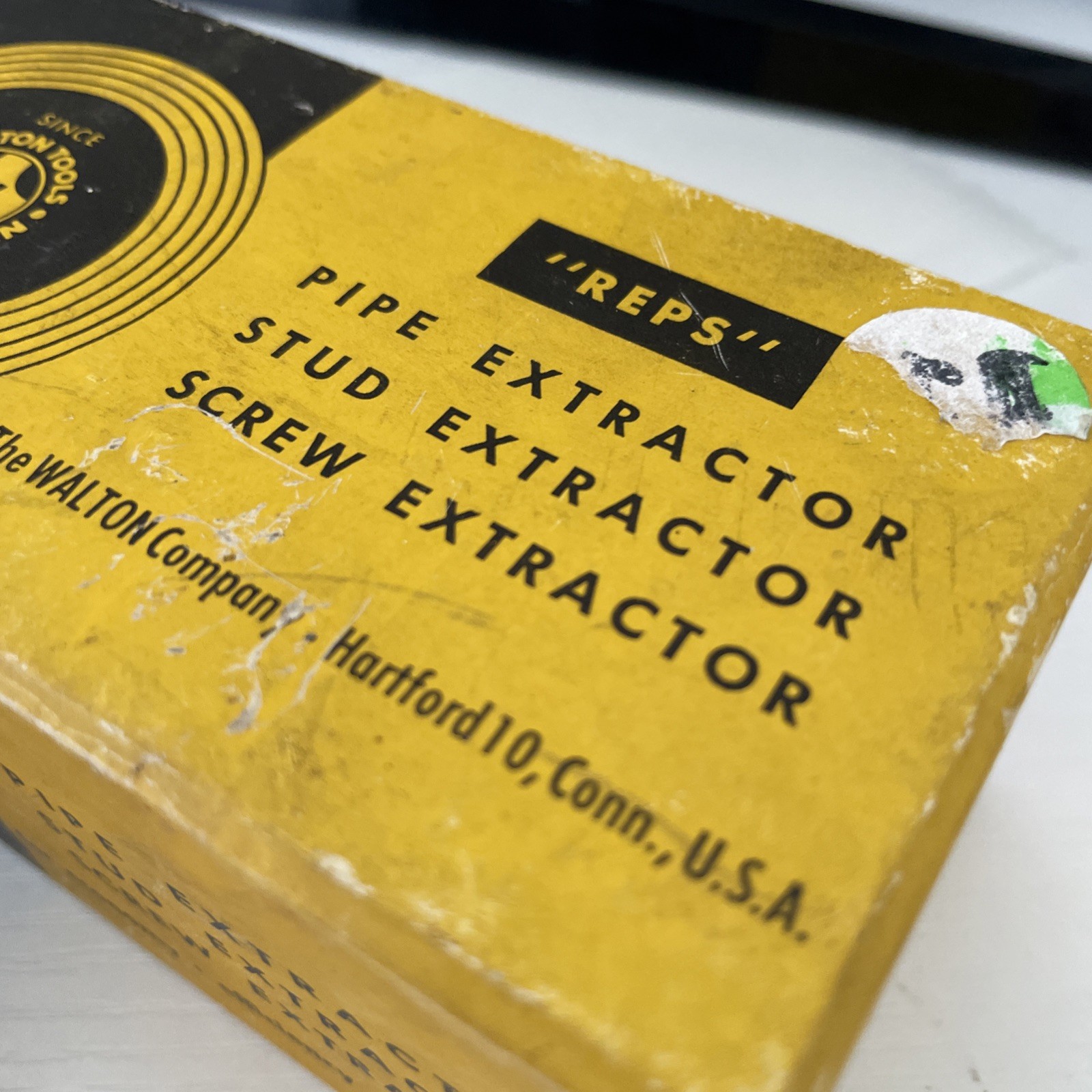 NOS WALTON #7 REPS Pipe Extractor 50007 For Pipe 1-1/4″, 2″ Stud Screw USA