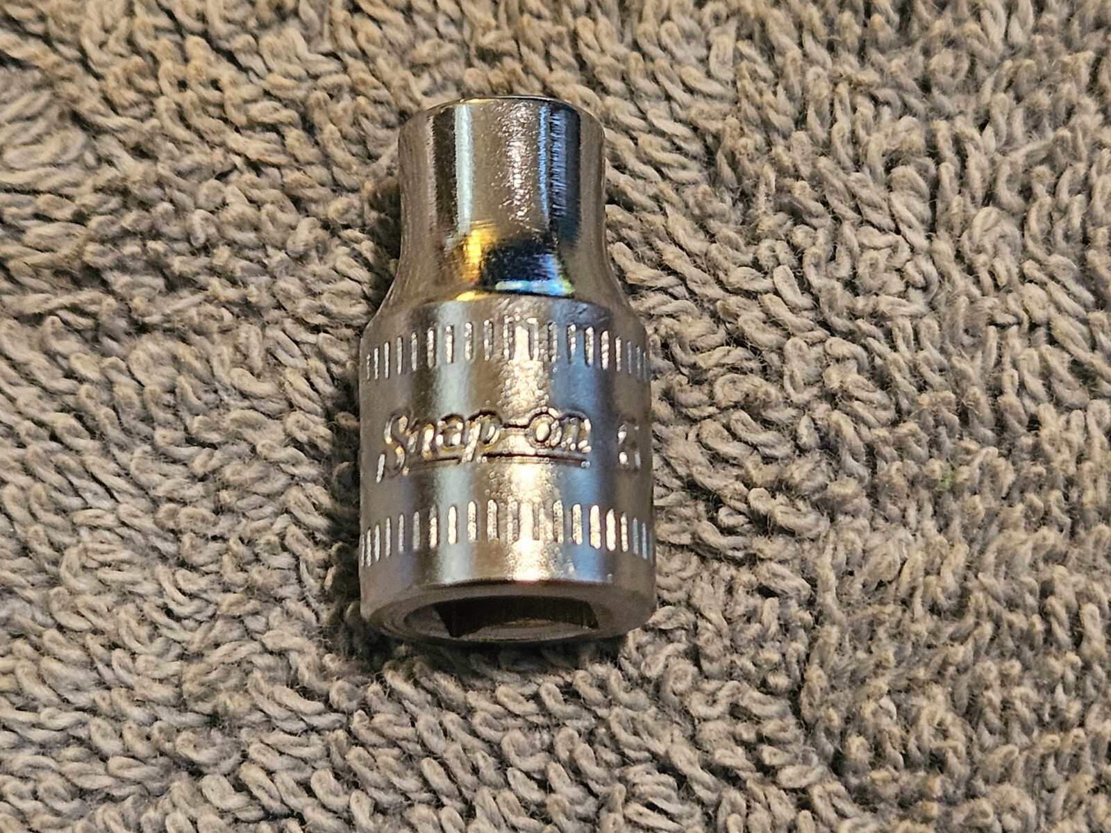 Vintage Snap On USA 6mm 6 Point 1/4″ Drive Shallow Socket TMM6