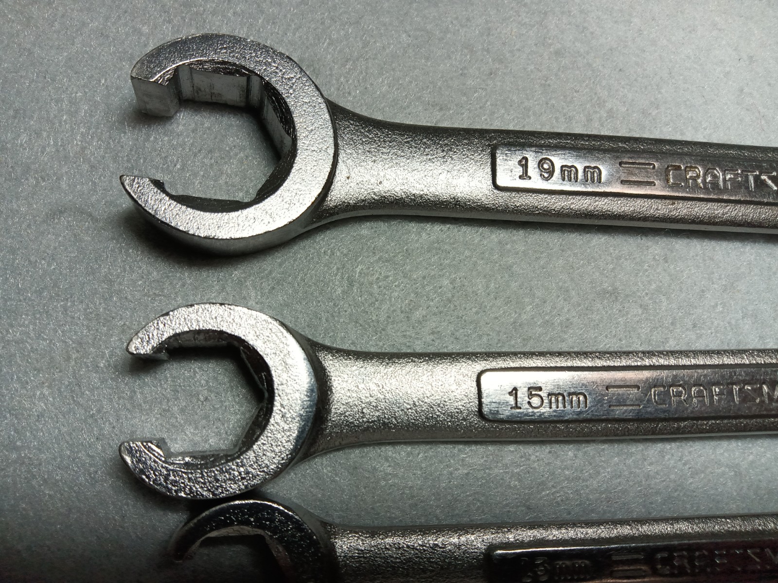 Sears Craftsman USA 5Pc METRIC Flare Nut Line Wrench Set – VV, VA 9mm-21mm