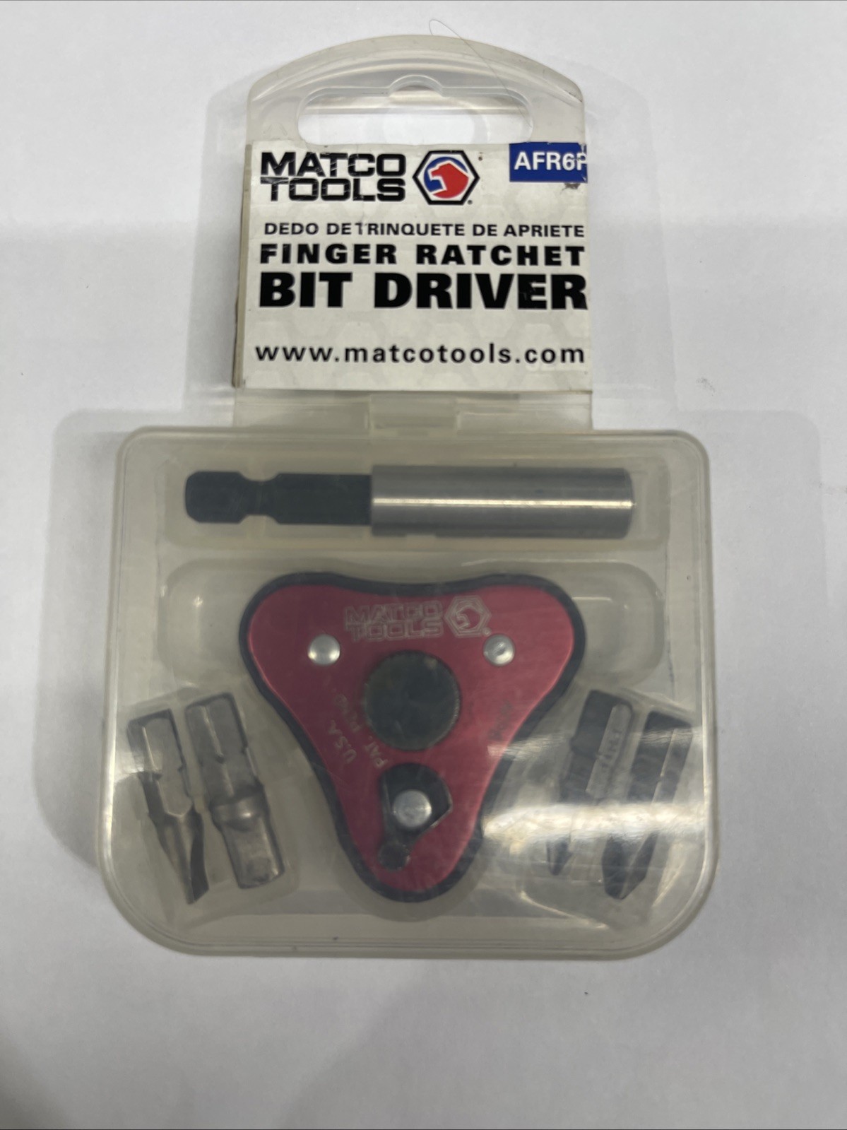 Matco Tools AFR6P Finger Ratchet Bit Driver