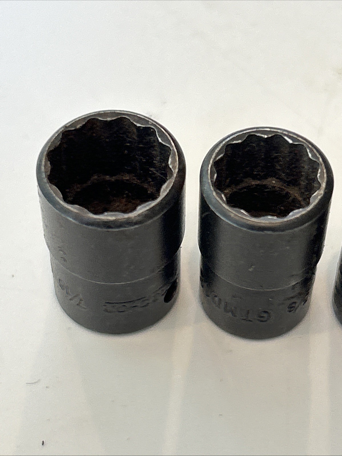 Snap On GTMD14 GTMD12 GTMD10 GTMD6 Shallow Socket Set 1/4″ Drive 12pt Black