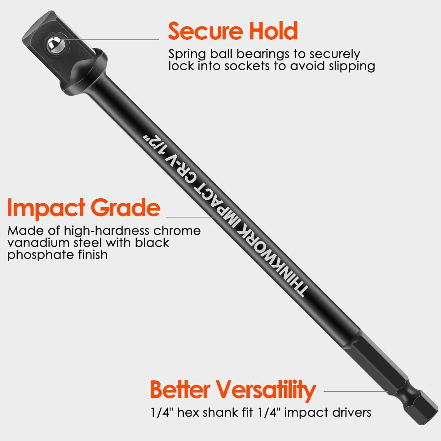 Premium 9-Piece Impact Socket Adapter Set – Chrome Vanadium Steel Durability