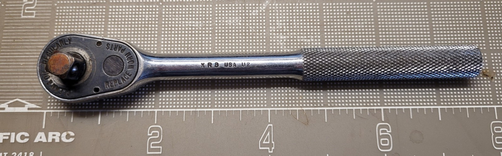 MAC XR8 – 3/8″ Drive Pear Head Ratchet – USA 7.5” Long