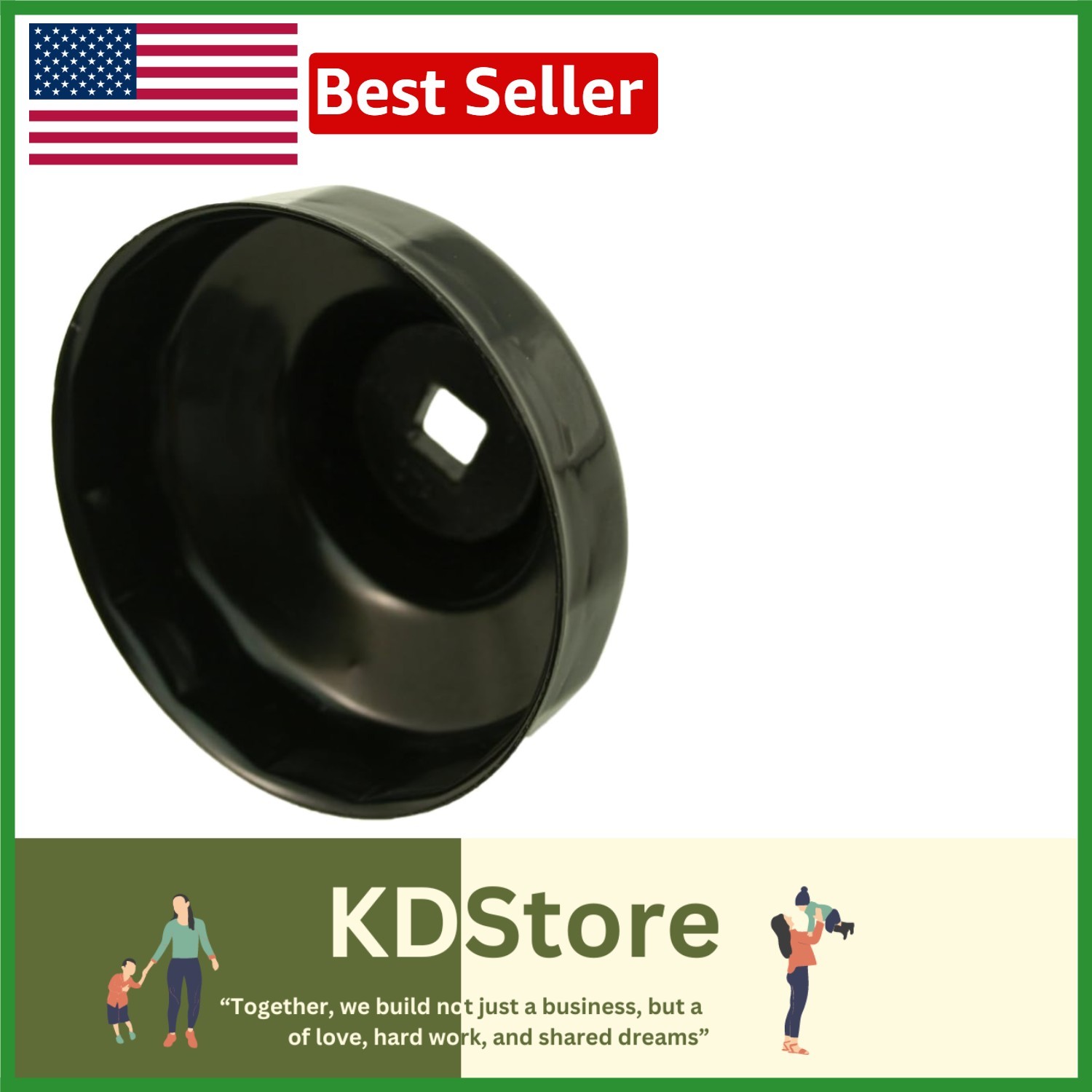 CTA A264 76mm Cap-Type Oil Filter Wrench – Professional-Grade, Durable & Perf…
