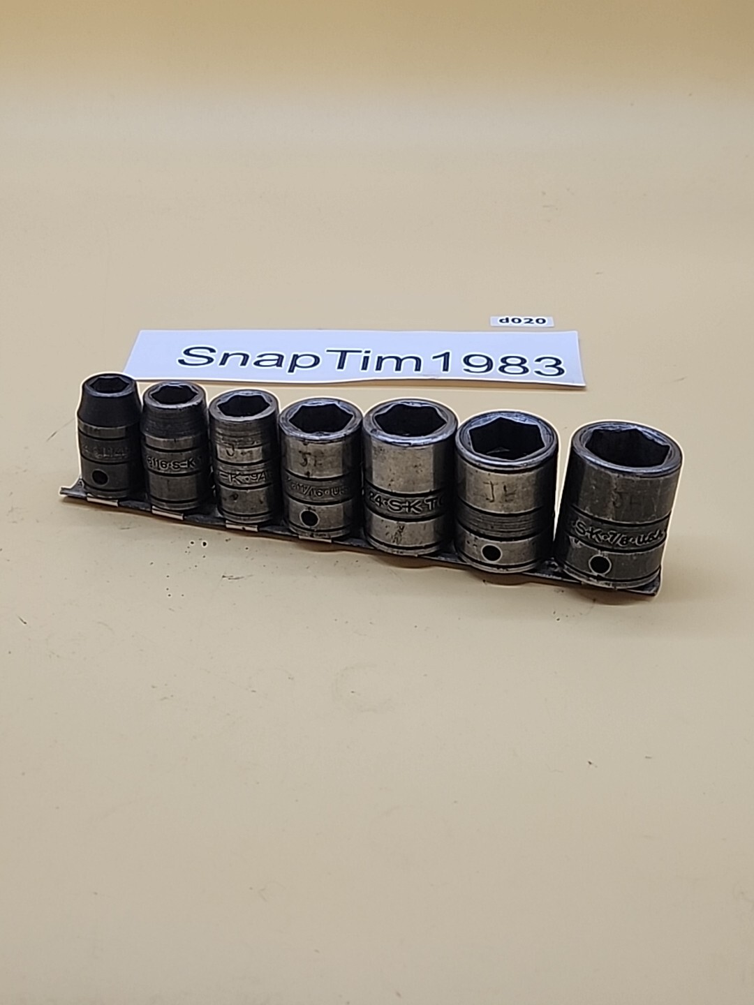 S-K Tools SOCKET 7/8″-13/16″-3/4″-11/16″-9/16″-1/2″-7/16″ 6 Dr USA
