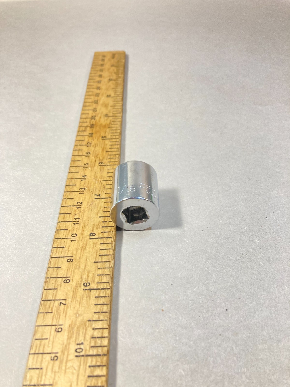 Craftsman 11/16″ Socket 3/8″ Drive 12 Point -V- #44336 USA