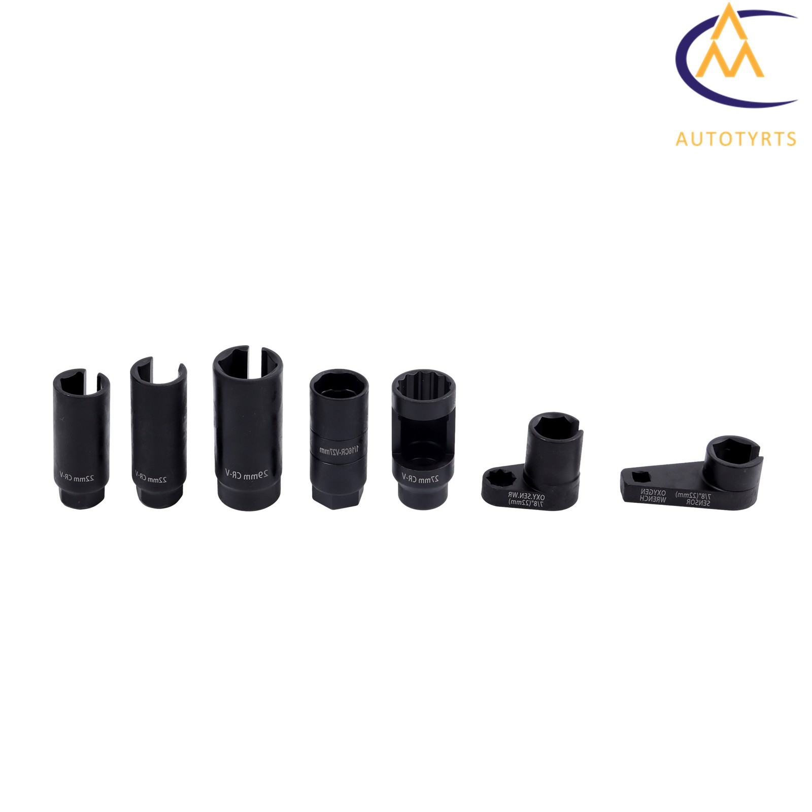 O2 Oxygen Sensor & Oil Pressure Sending Unit Master Sensor Socket Tool Set 7PCS
