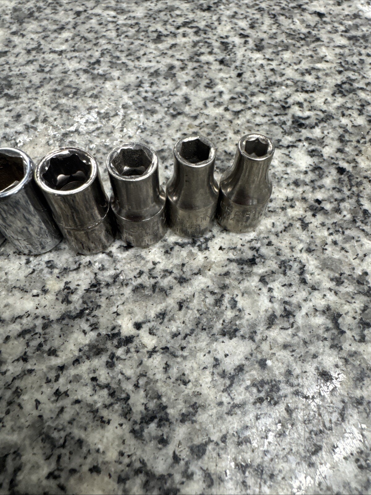 Craftsman 1/4”Dr Metric 6 Point Shallow 11 Piece Socket Set 4mm-14mm-USA