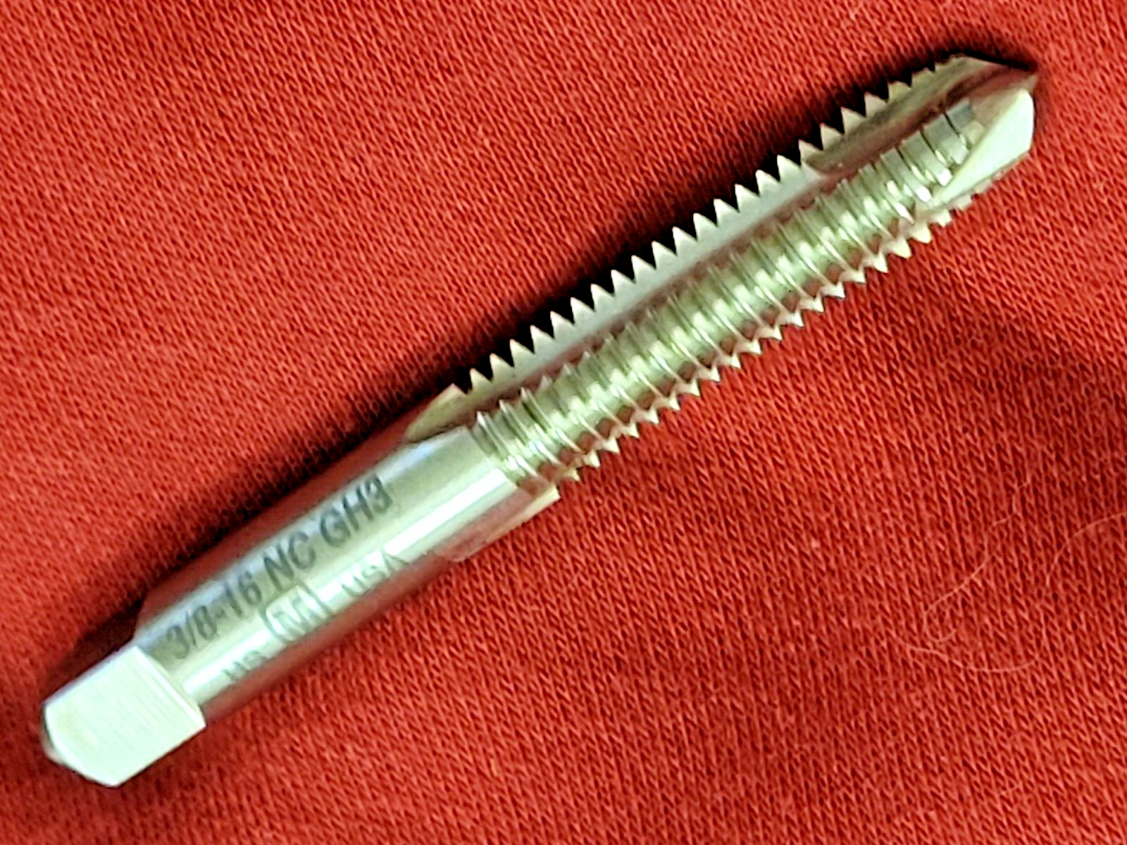 3/8-16 NC Spiral Point 3 Flute Plug Tap Morse MT3633027 Power Gun Tap USA H3