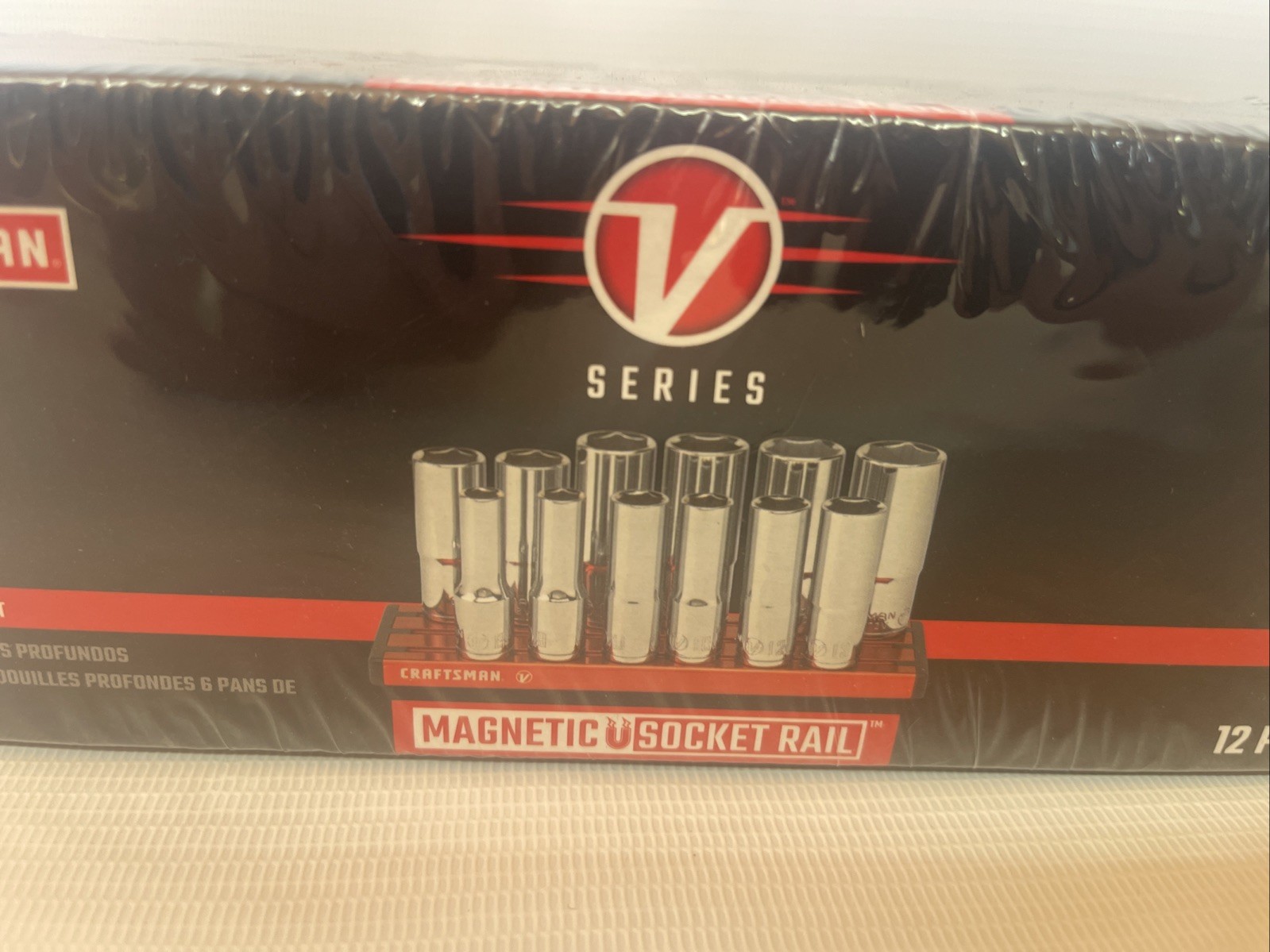 12 Pieces CRAFTSMAN V-Series METRIC MM Deep Socket 3/8″ Drive 6 Point CMMT17560V