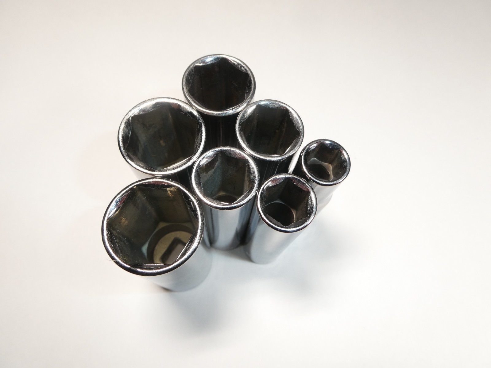 Craftsman 3/8″ Drive 8 PC 6 PT Deep SAE Socket Set Made In USA Free Shipping