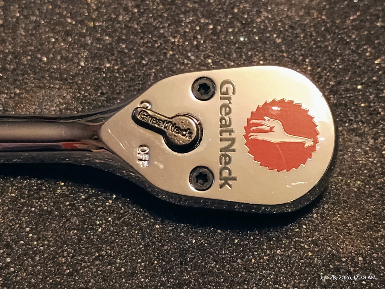 Rare GREAT NECK 1/4″ Drive Ratchet Model 18000 5″ Inches In Length