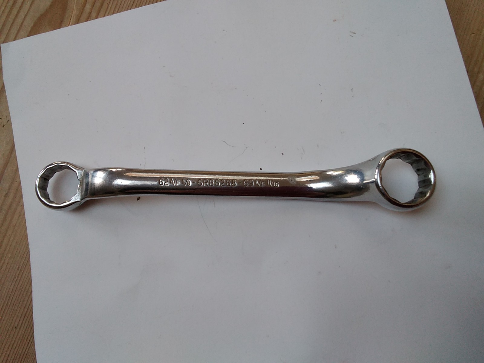 Britool Ring Spanner 5/8AF X 11/16AF. 6RB6268