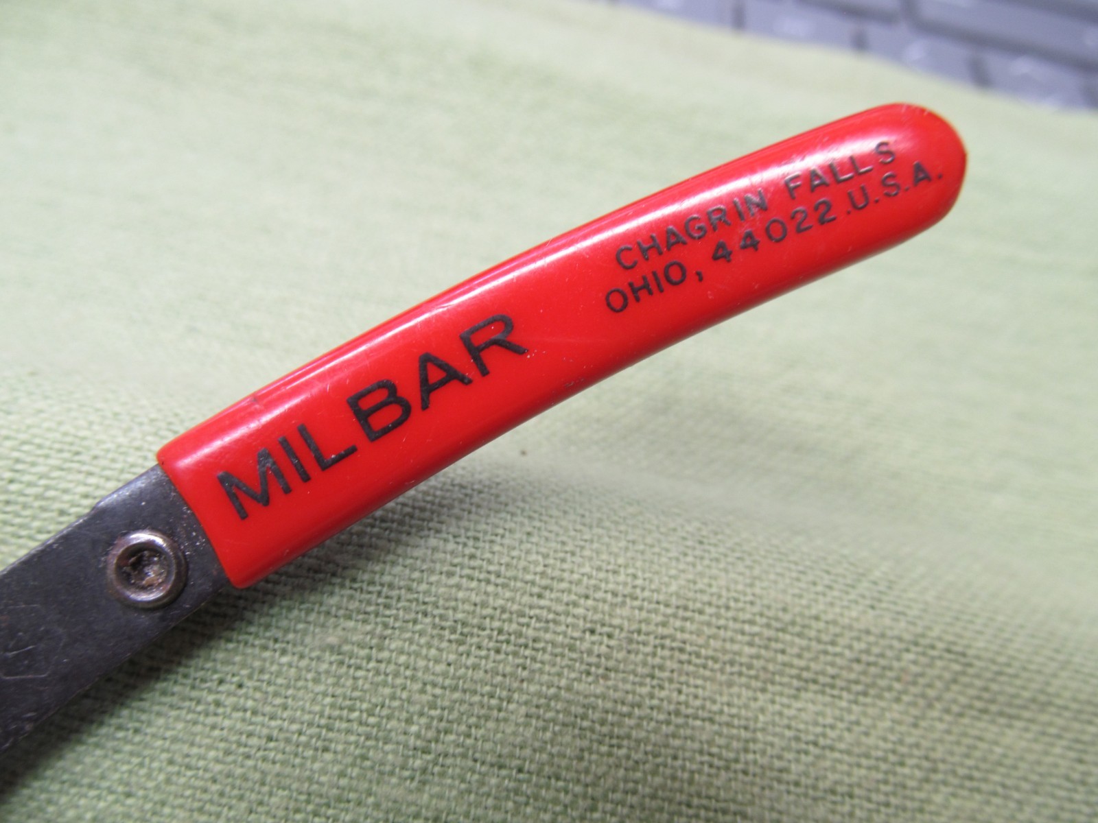 Pair of USA Made Snap Ring Pliers – 6″ External PROTO & 5.5″ Internal MILBAR