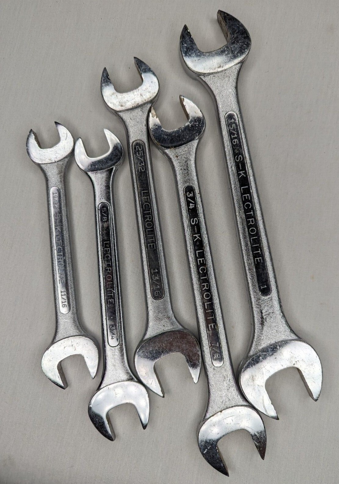 S-K Wayne Lectrolite Open Ended Combination Wrench – Choose The Size