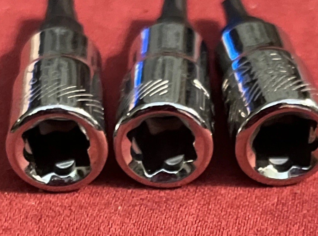 Craftsman 3 Socket Set T15, T20, T25 Torque T264