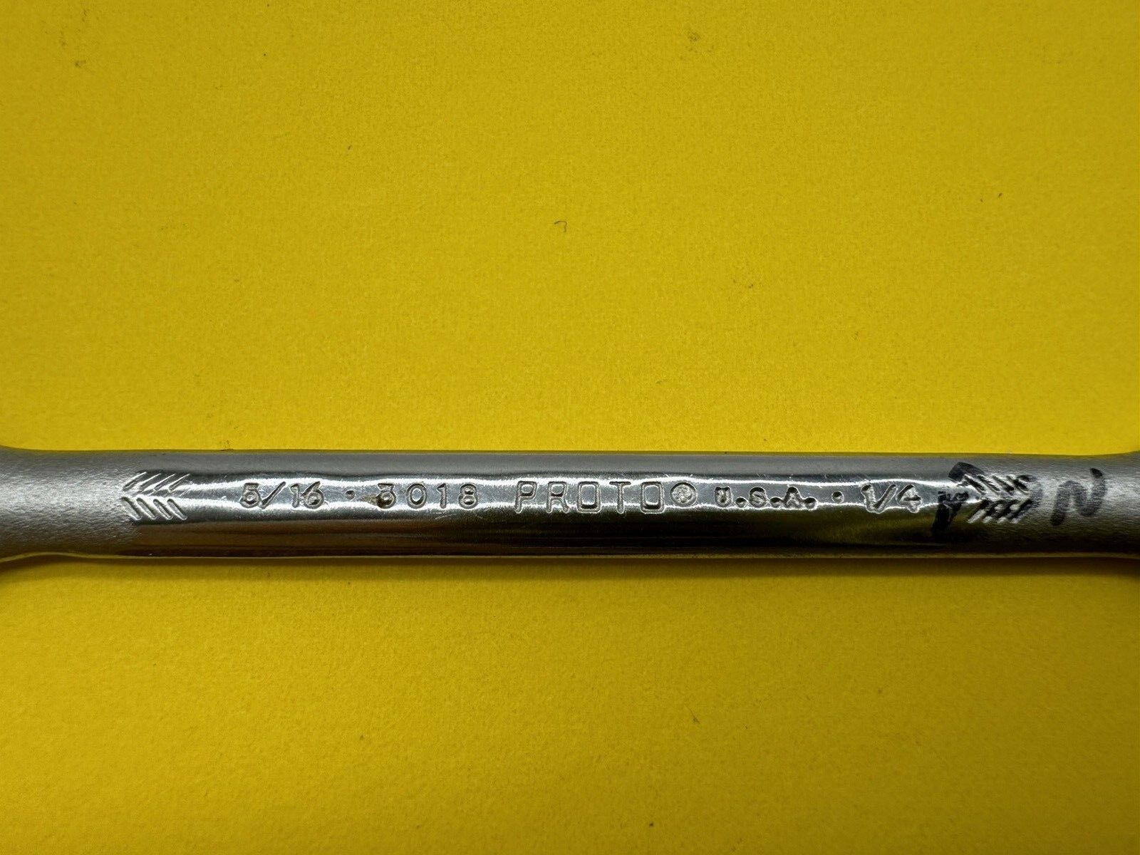 Proto Professional 1/4″ x 5/16″ Double Open End Wrench 3018 USA