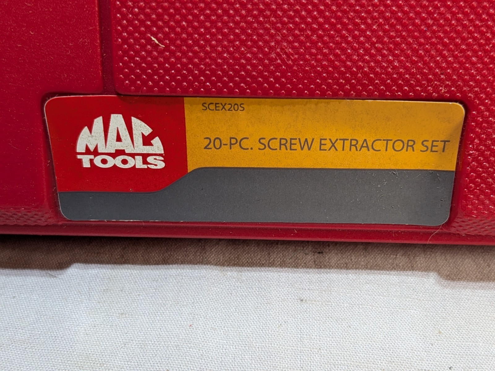 NEW Mac Tools 20 pc Screw Extractor Set SCEX20S