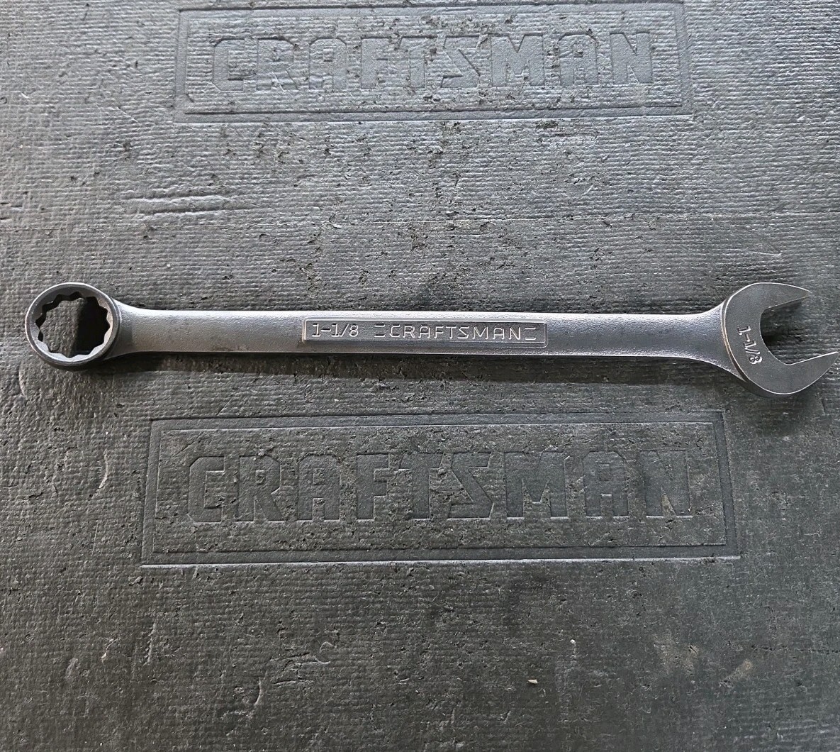 Craftsman Black Oxide 1 1/8″ Made In USA Combination Wrench 12 Point 46594