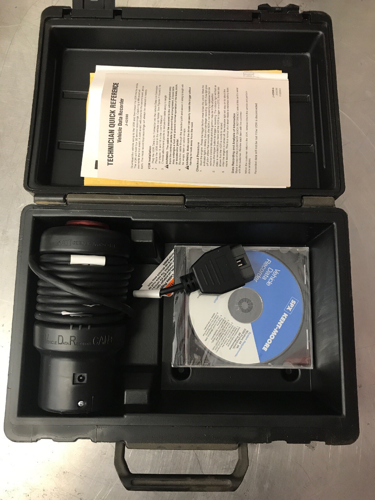 KENT MOORE TOOL J-42598-B VEHICLE DATA RECORDER VDR CAN+ & SOFTWARE REV 12.0