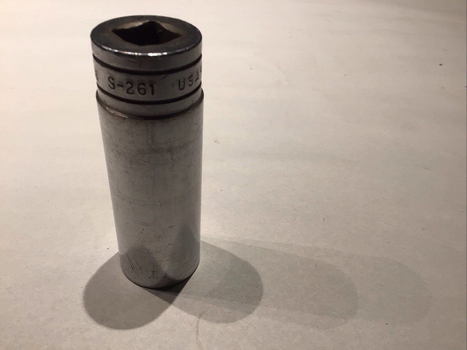 Snap On 13/16” 1/2” Drive 12 Pt Deep well Socket S-261 USA