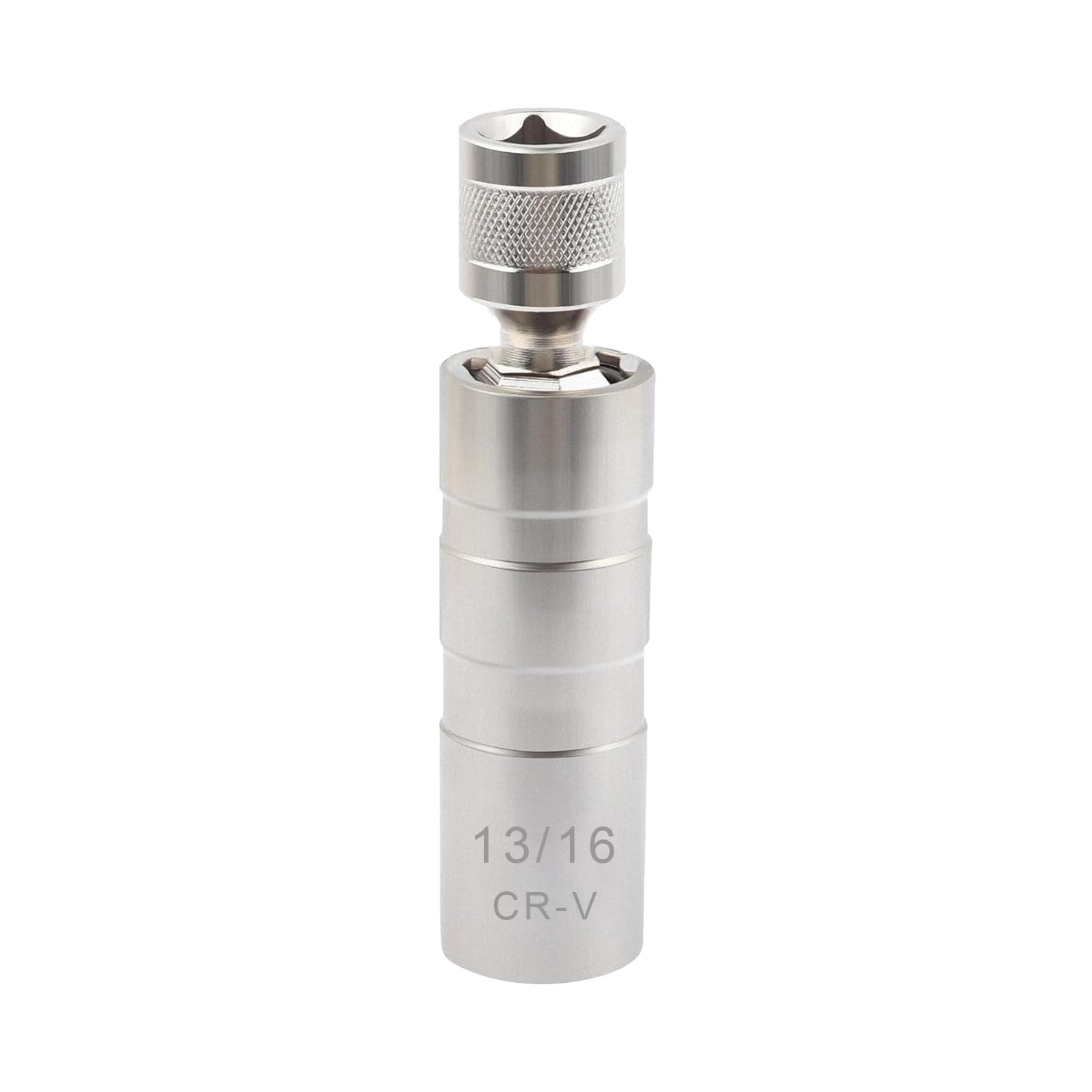 13/16″ Thin Walled Magnetic Spark Plug Socket Set, 3/8″ Drive Swivel Tool
