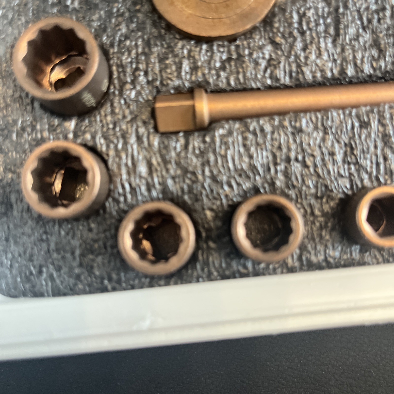 Berylco 1/4” Drive Beryllium Copper Non-Sparking Socket Set 3/16”–7/16”