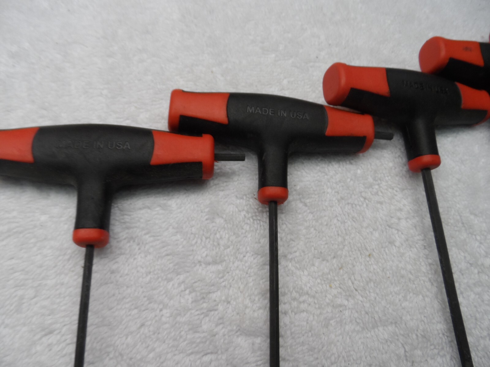 Craftsman SAE T-Through Handle Ball End Hex Key Allen Set, USA PN 46383 (loose)
