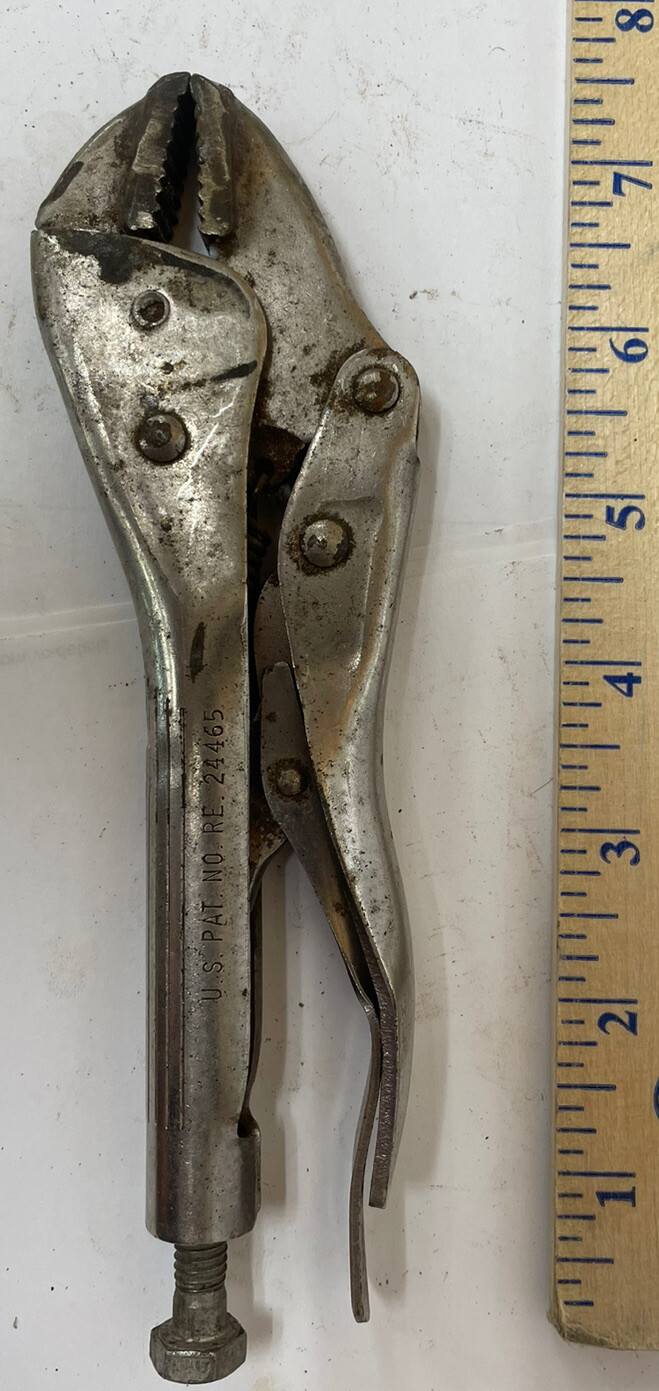 Craftsman Tools 7.5″ Locking Vise Grip Pliers 24465 Made In USA Vintage