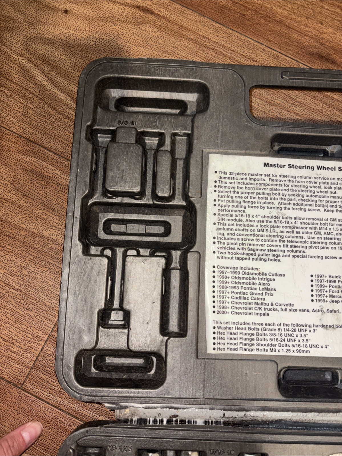 Cornwell Tools Ow-c6503 Master Steering Wheel Puller Service Set – MISSING PARTS