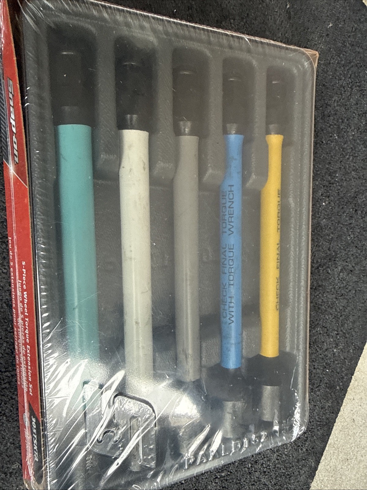 For Snap-on 305TSKTA 5 pc Torque Limiting Color Coded Extension Set