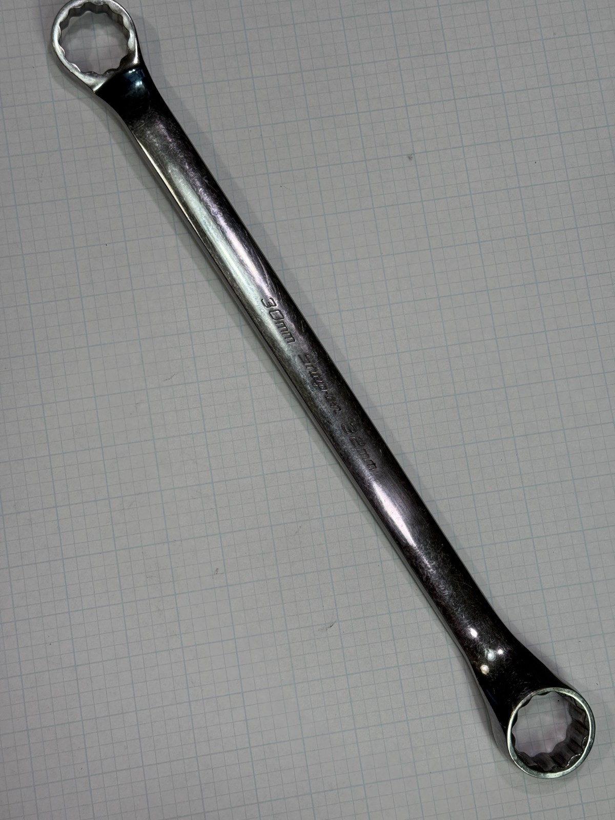 Snap-on Tools XBM3032A 30x32mm 12-Point 10º Offset Box Wrench