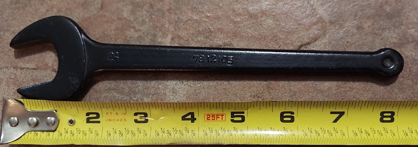 SPANNERS MAKITA 24mm Open End Wrench #7812105 Black