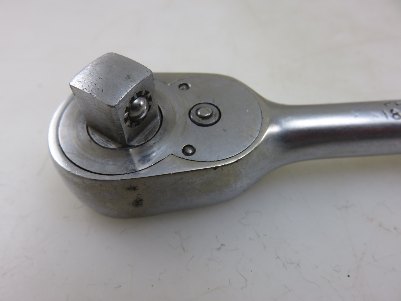 Snap-On Ferret F-70N 3/8″ Dr. Ratchet 7″ Long Oil Hole Date 1940 Patent 1854513