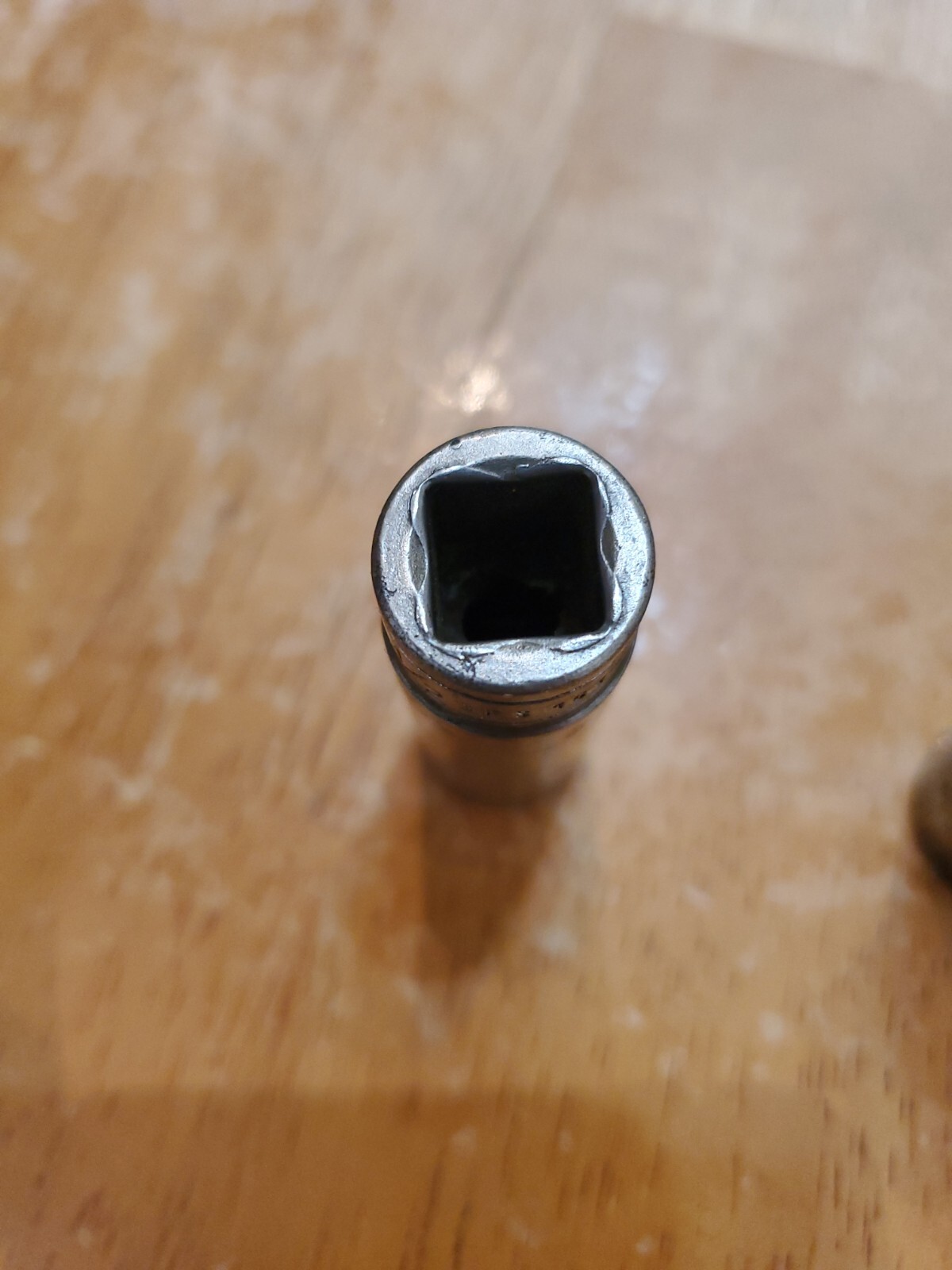 Snap On 3/8 Drive 1/2 9/16 6PT Deep Sockets Worn Lot Of 2