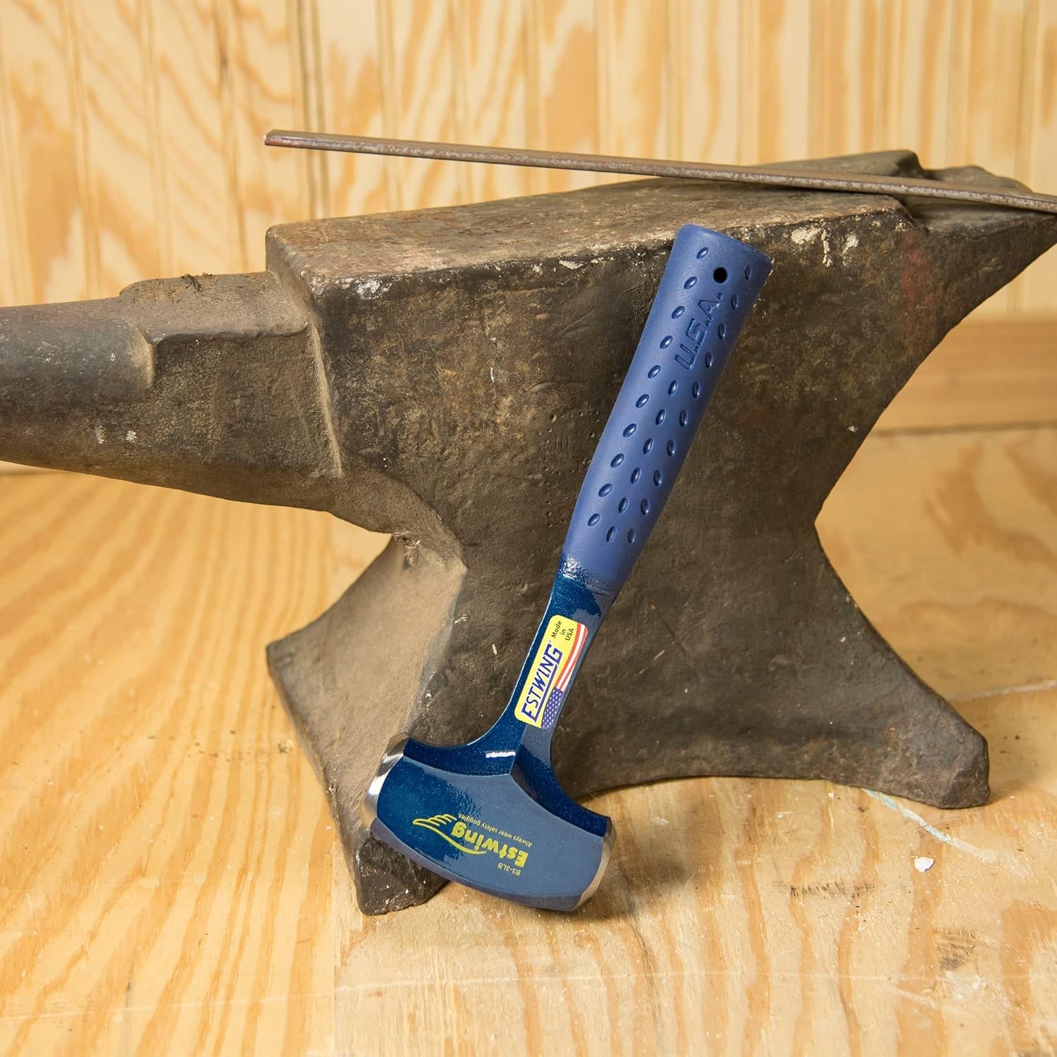 ESTWING Drilling/Crack Hammer – 3-Pound Sledge with Forged Steel 3 lbs, Multi