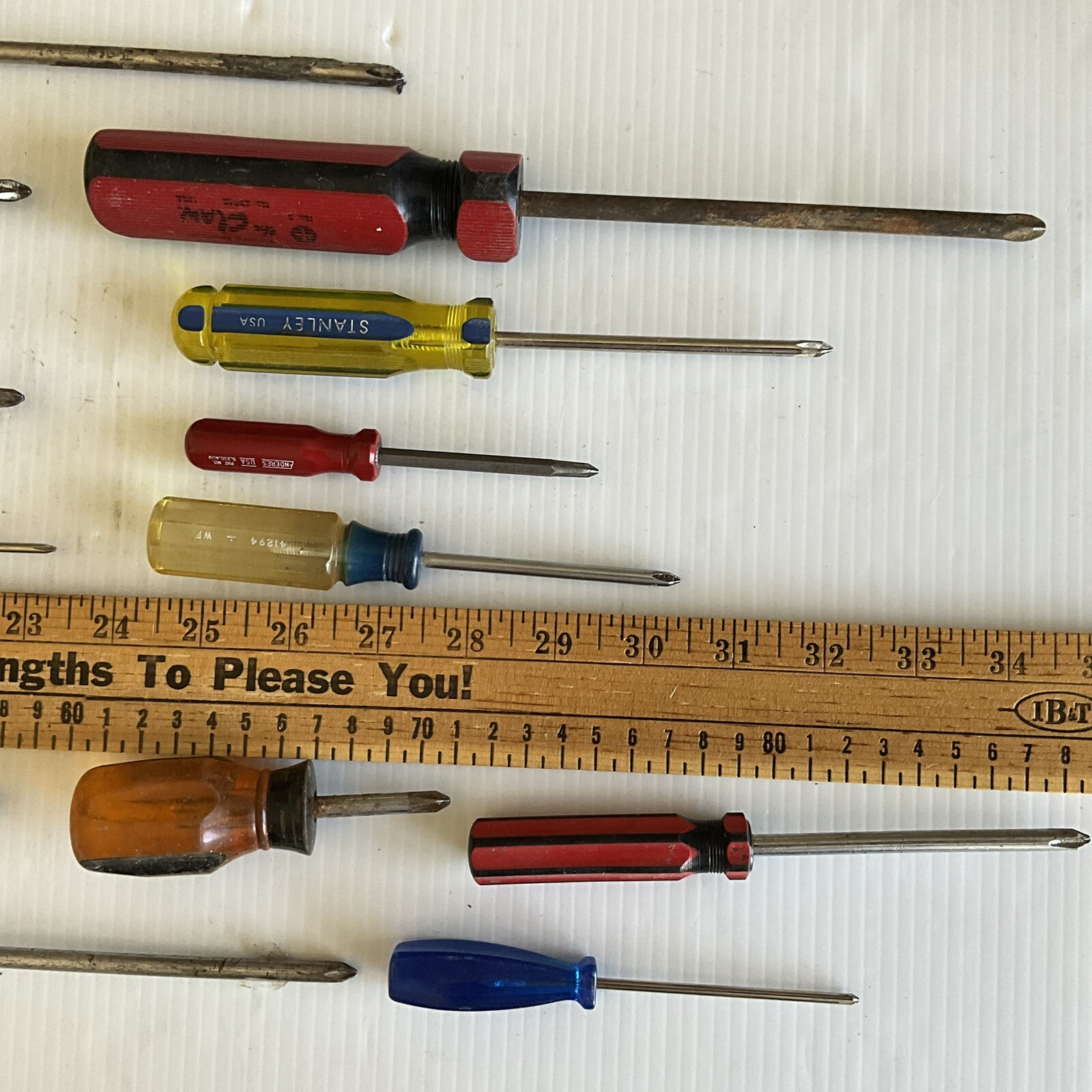 Craftsman Screwdriver Lot Phillips Tip Woodworking Repair Automotive Diy Vintage