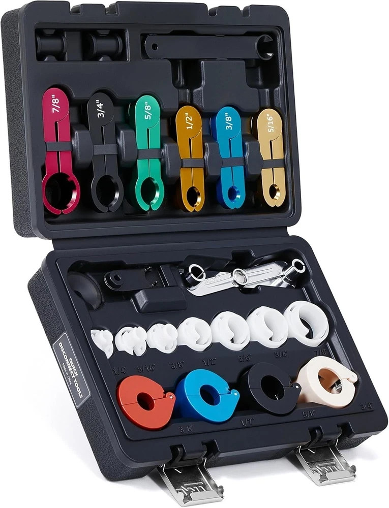Master Quick Disconnect Tool Set, 25pc Line Disconnect Tool Kit for A/C Fuel & T