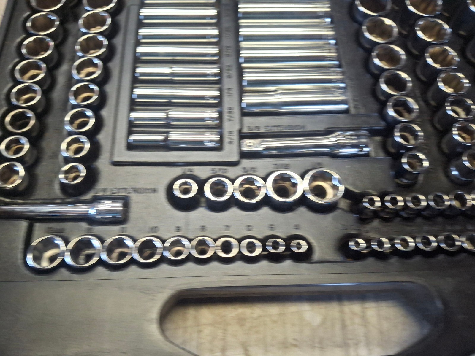 🇺🇸 Sears Craftsman USA 33285 Mechanic Service Socket Tool Set w/ Ratchets