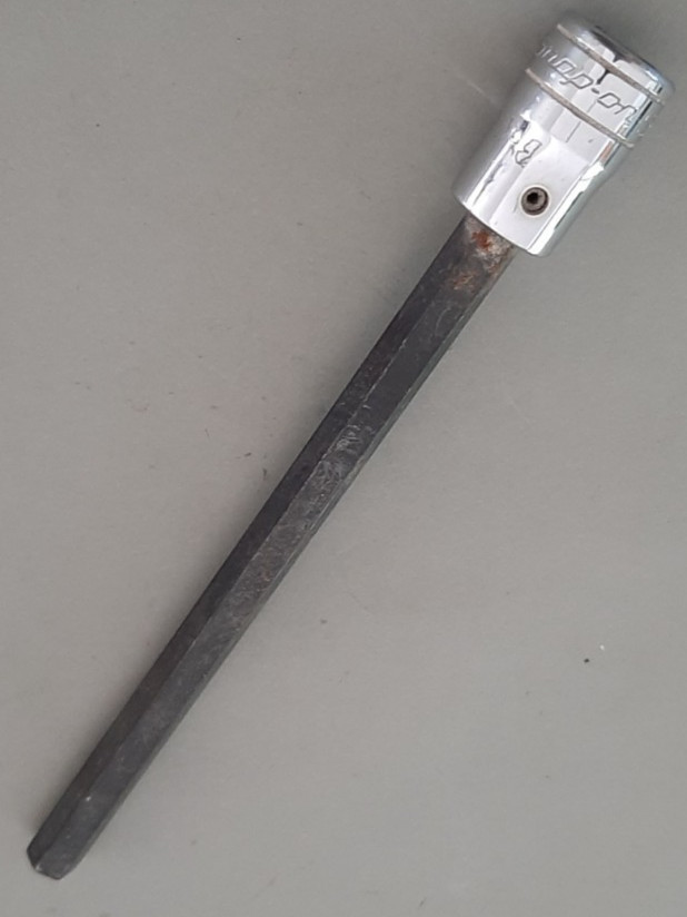 Snap-On USA 5/16″ FA10L 3/8″ Drive 5″ Long Shank Hex Bit Driver Socket Engraved