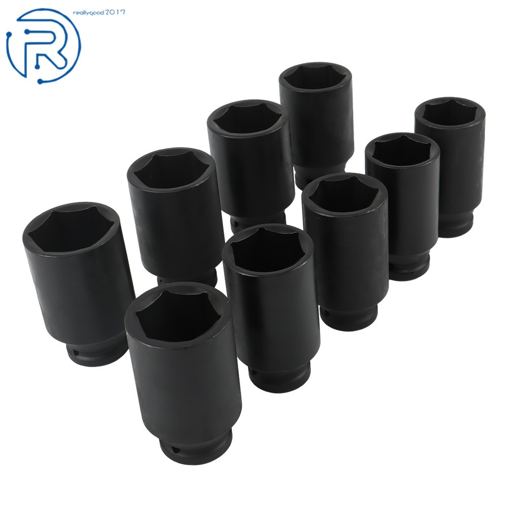 Deep Impact Socket Tool 9Pcs/Set 1/2″ Drive Metric Axle Hub Nut Socket 29-38mm