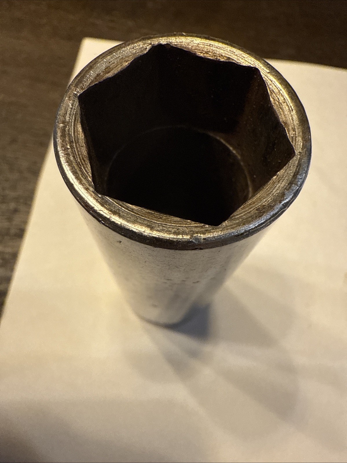 Snap On 7/8” Deep 1/2” Drive Socket 6 Point Chrome TS281 USA