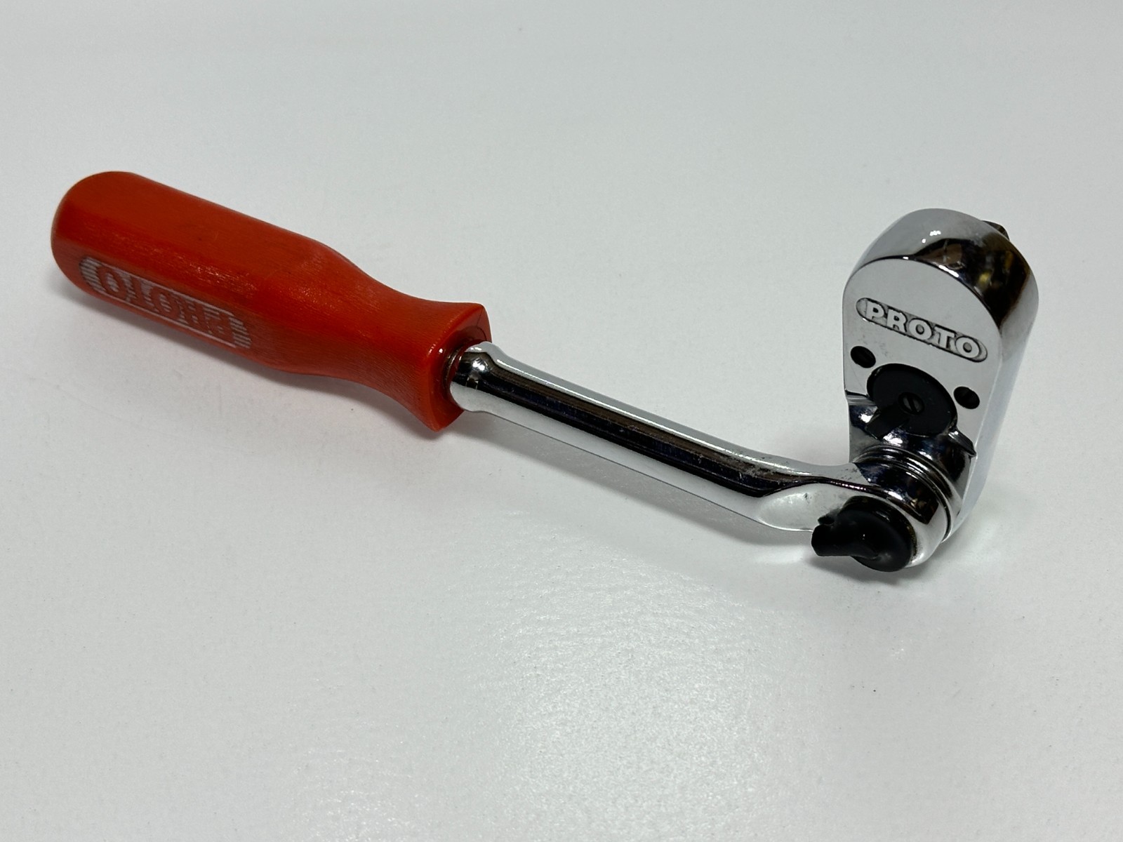 Proto USA Made (Rare) Professional 5257L 3/8″ Drive Indexable Ratchet Red Handle