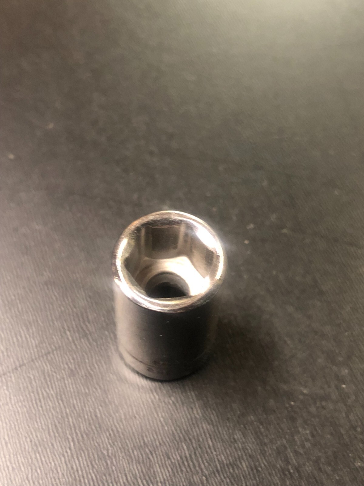 Craftsman 1/4″ drive, size 3/8, 6 point socket, short, 34596, S-AG, easy read
