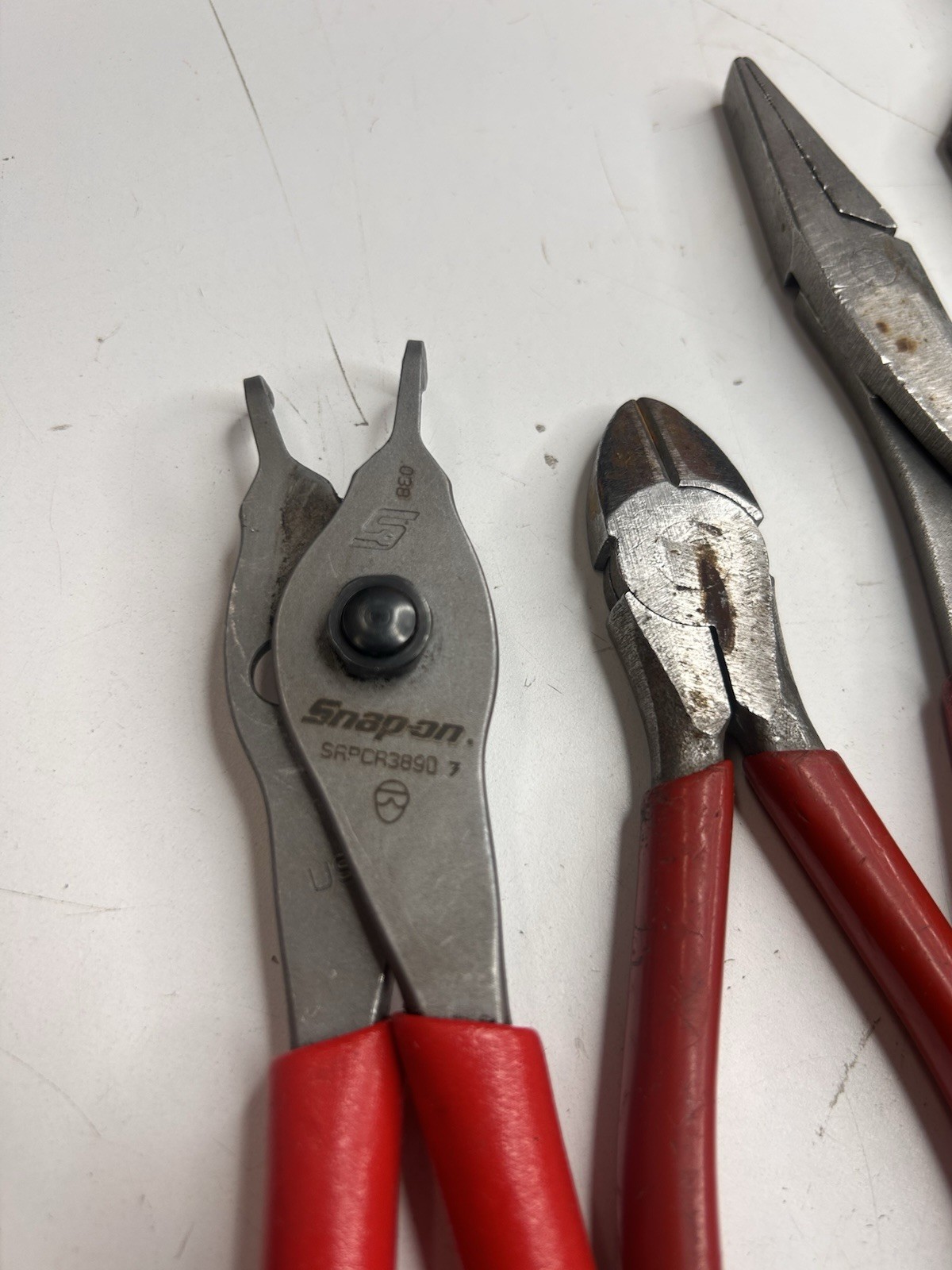 Snap-on SRPCR3890 Blue-Point HCP430 Pliers Cutters 4-Piece Lot