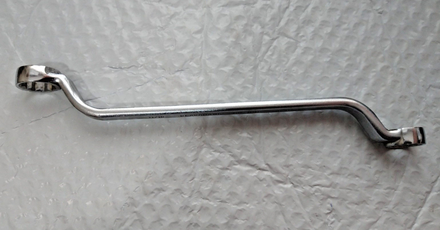 BLACKHAWK TOOLS BW1212, 5/8″x11/16″ DBL BOX WRENCH, 10″ LONG, 12 POINT.