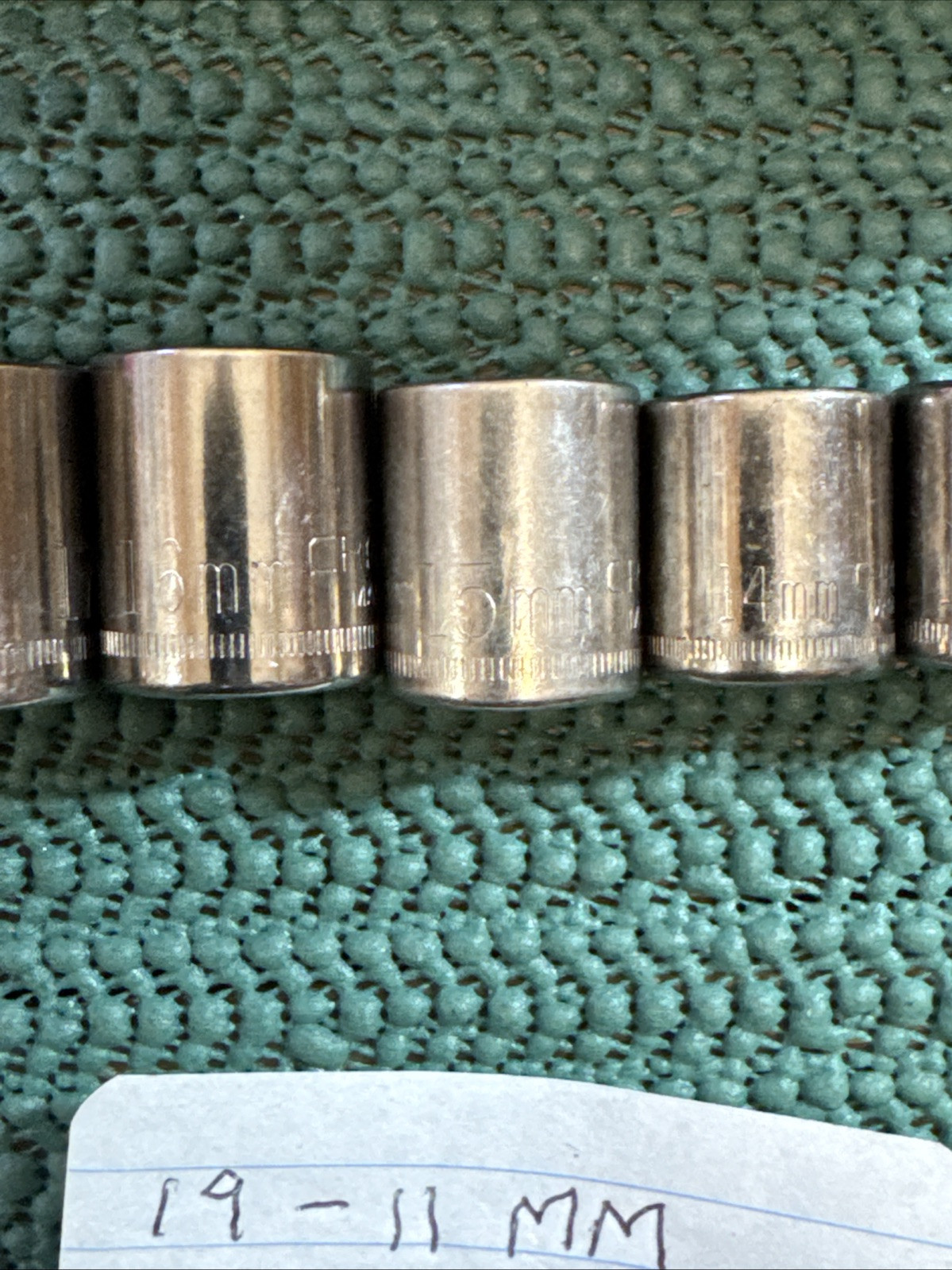 Lot Of 18 Craftsman Metric Sockets In Great Shape USA See Pictures 2 Sets